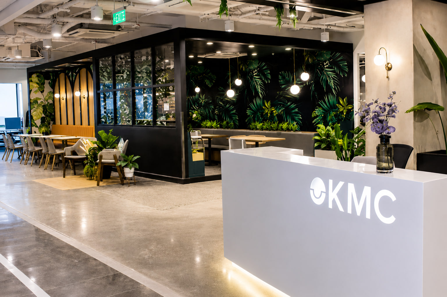 KMC Solutions — Armstrong Corporate Center workspace view 1